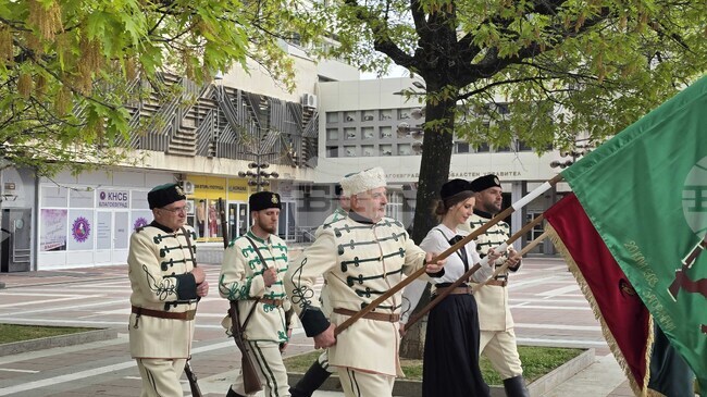 Благоевград отбеляза 150 години от избухването на Априлското въстание с паметно шествие
