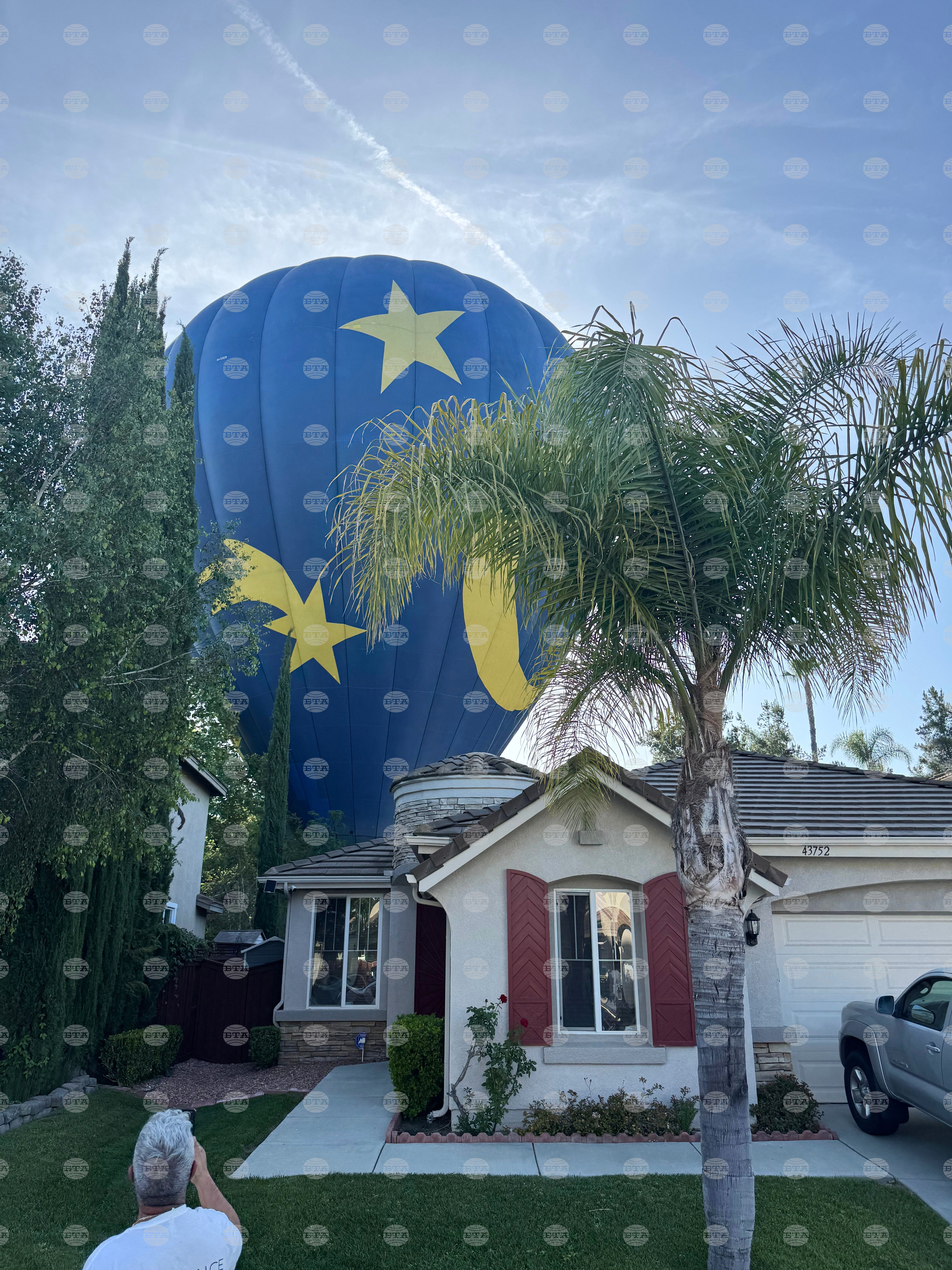 Hot Air Balloon Backyard