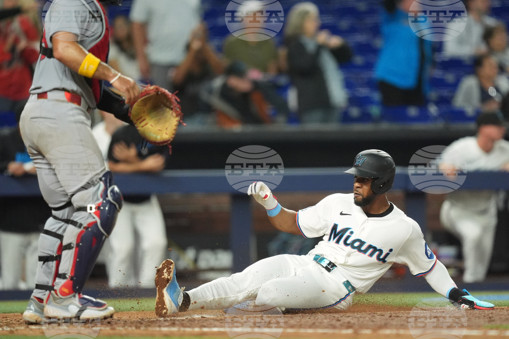 Cardinals Marlins Baseball