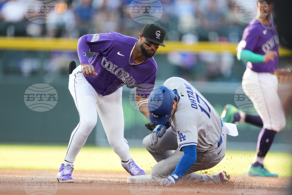 Dodgers Rockies Baseball
