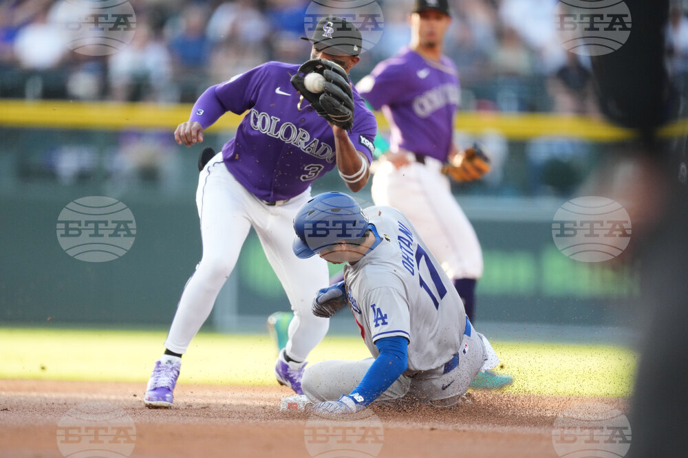 Dodgers Rockies Baseball