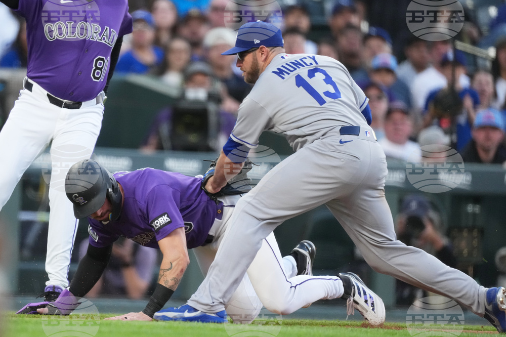 Dodgers Rockies Baseball
