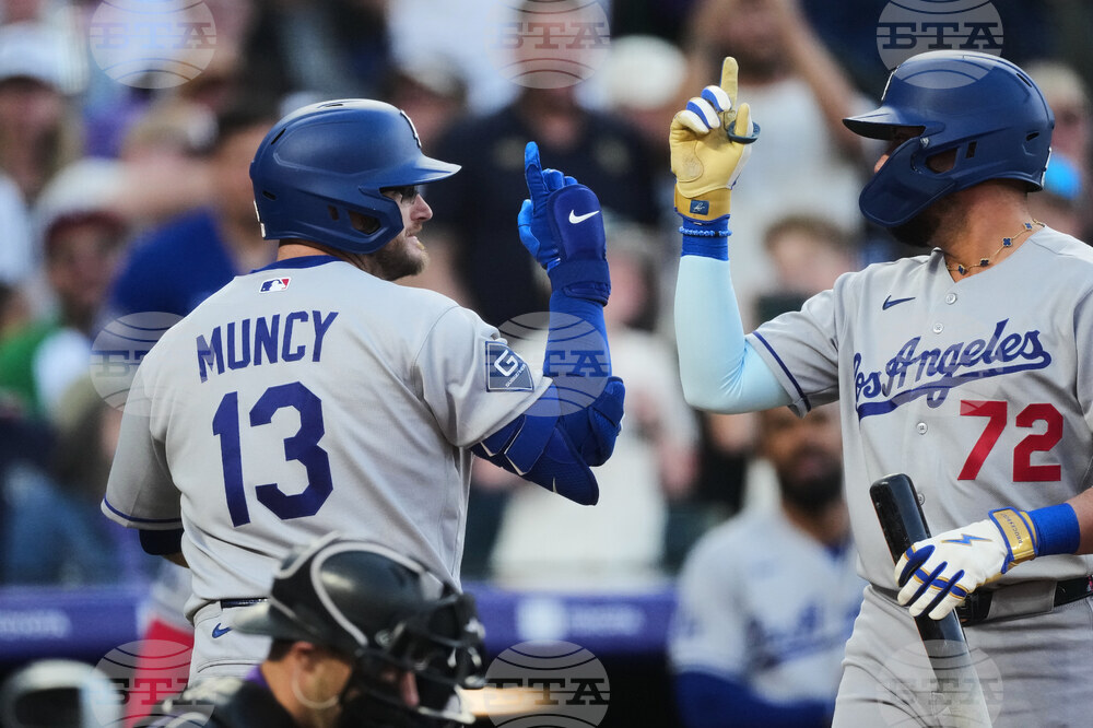 Dodgers Rockies Baseball