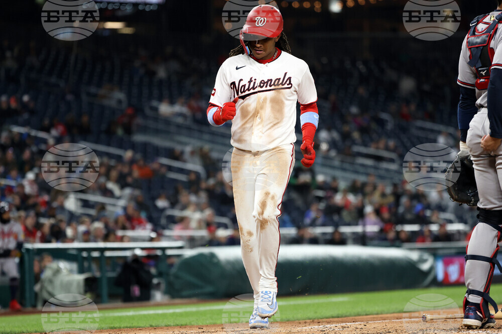 Braves Nationals Baseball