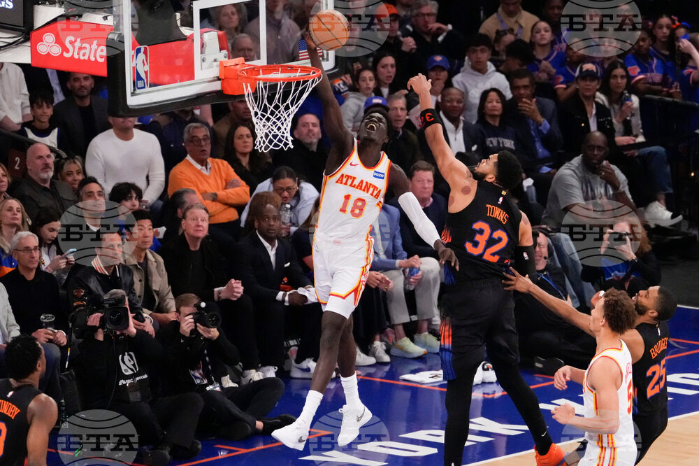 Hawks Knicks Basketball