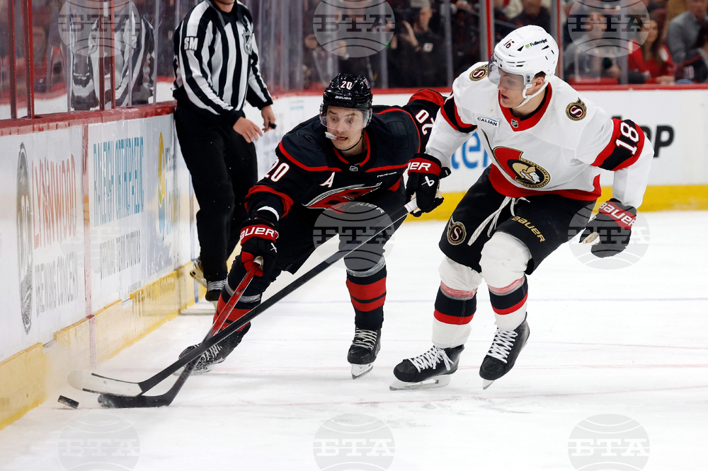 Senators Hurricanes Hockey