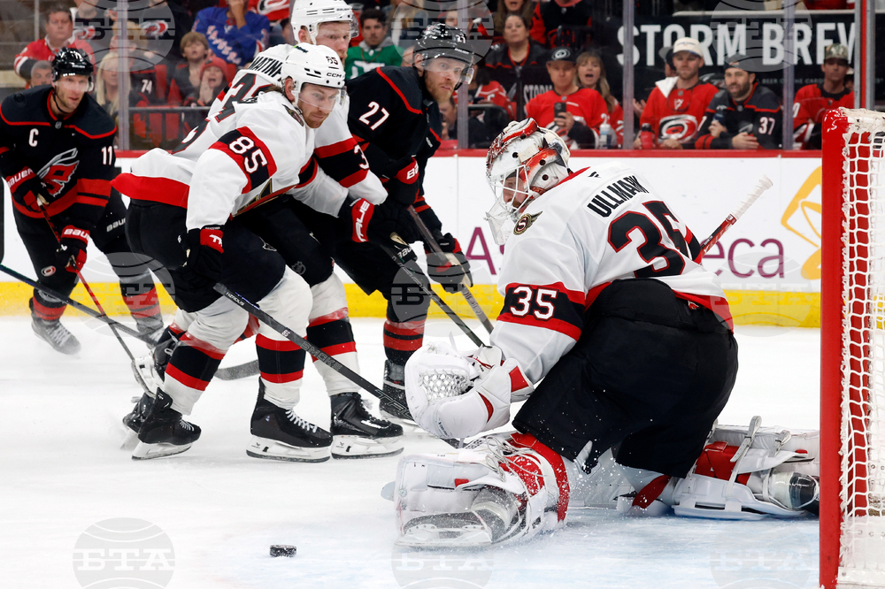 Senators Hurricanes Hockey