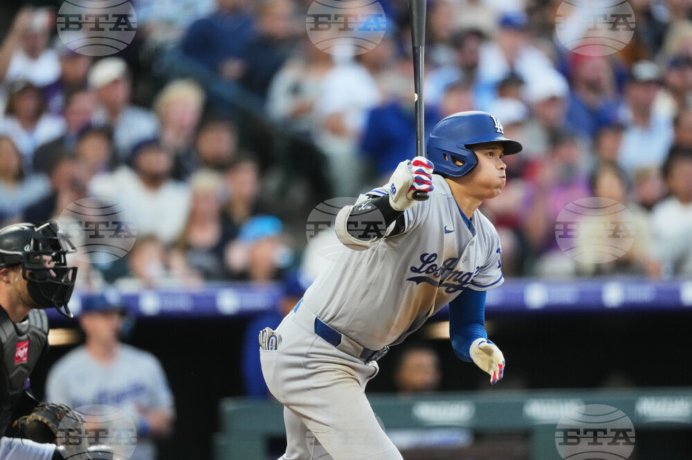 Dodgers Rockies Baseball