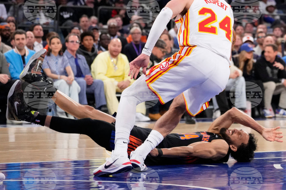 Hawks Knicks Basketball