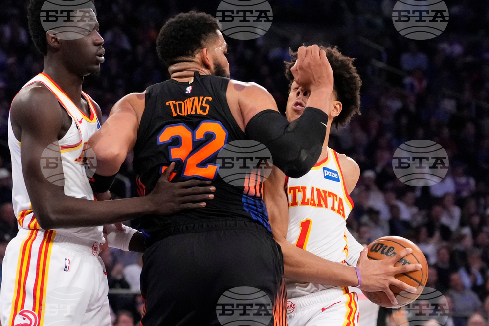 Hawks Knicks Basketball