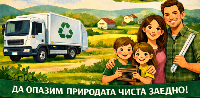 Община Добричка обявява кампания за събиране на излязло от употреба електронно оборудване