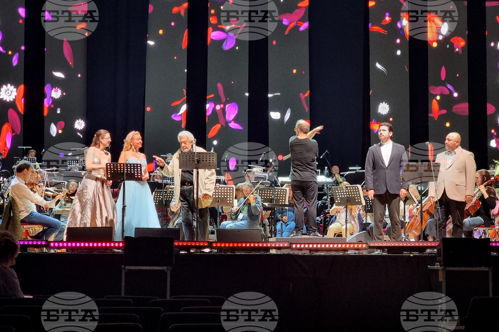 Варна - Пласидо Доминго - оперна гала - репетиция