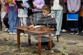 Благоевград - 150 години от Априлското въстание - възстановка с ученици