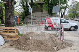 Търговище - нов светофар - изграждане