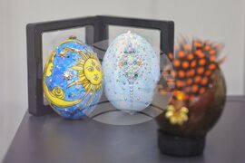 Бургас - ръчно рисувани яйца - изложба