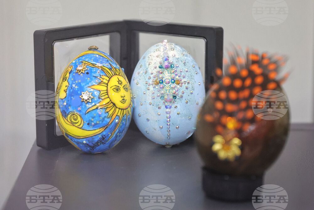 Бургас - ръчно рисувани яйца - изложба
