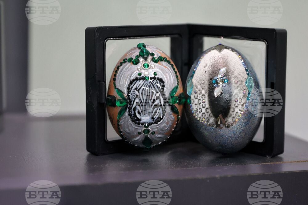 Бургас - ръчно рисувани яйца - изложба