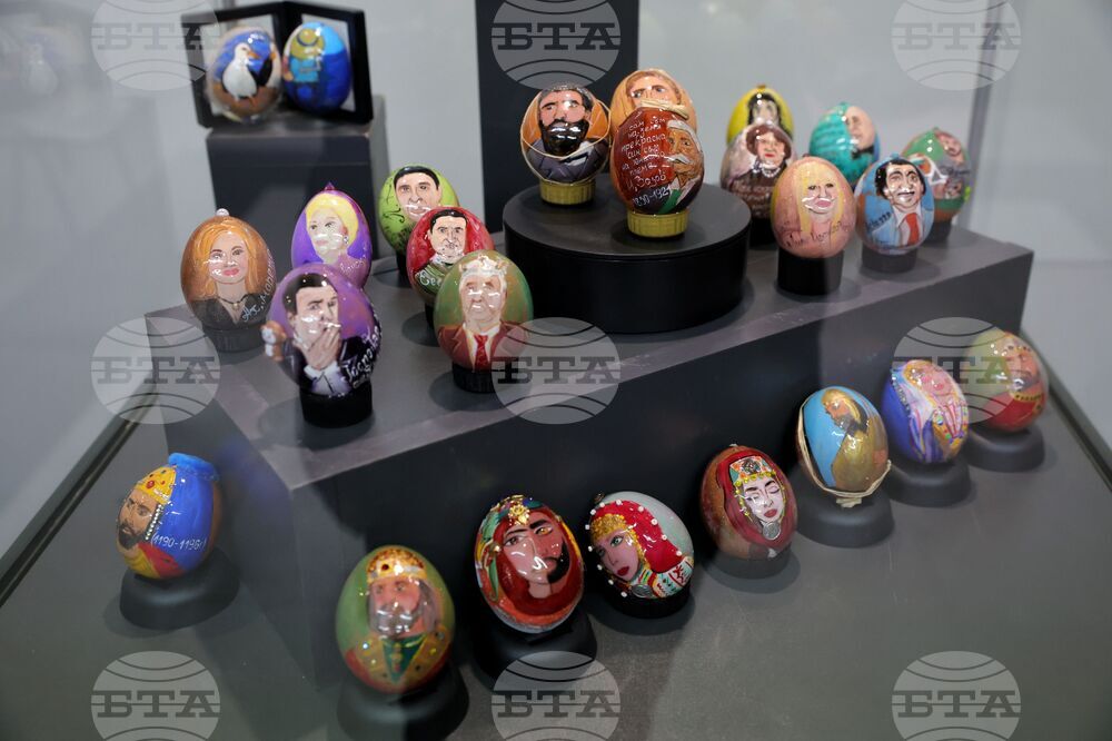 Бургас - ръчно рисувани яйца - изложба