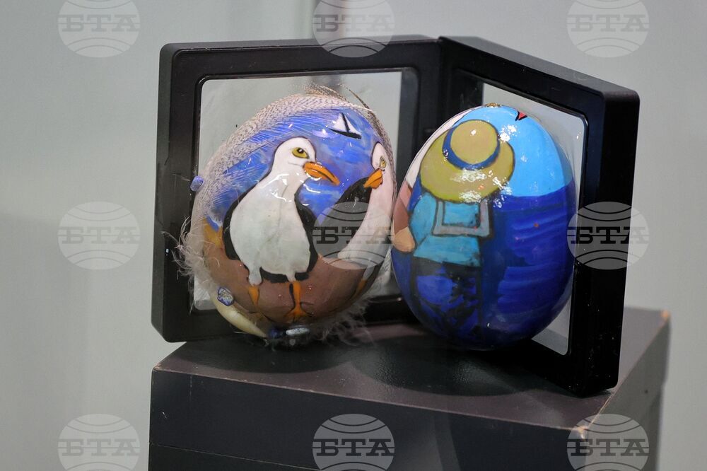 Бургас - ръчно рисувани яйца - изложба