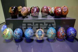 Бургас - ръчно рисувани яйца - изложба