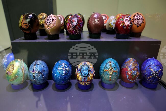 Бургас - ръчно рисувани яйца - изложба