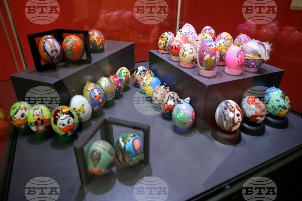 Бургас - ръчно рисувани яйца - изложба