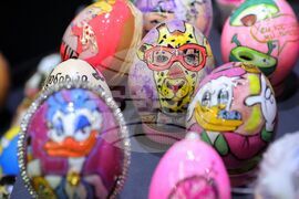 Бургас - ръчно рисувани яйца - изложба