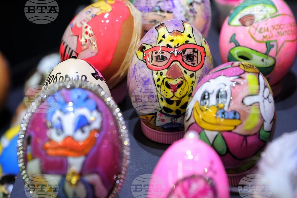 Бургас - ръчно рисувани яйца - изложба