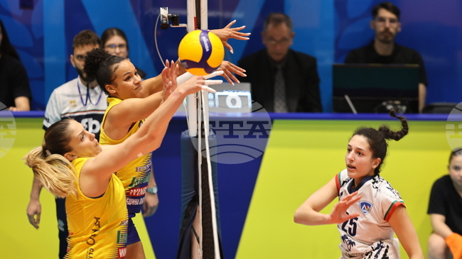 Марица Пловдив надигра Левски в първия двубой от финалния плейоф в женското волейболно първенство на България