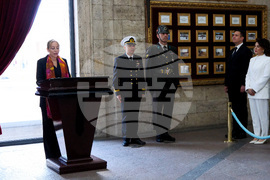 Турция - Анкара - българска делегация - Мавзолей на Ататюрк - почит