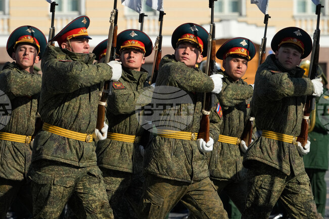 Russia Victory Day Parade Rehearsal
