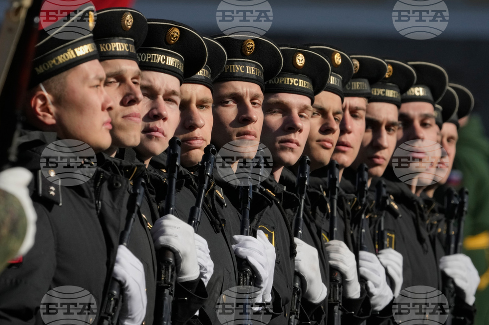 APTOPIX Russia Victory Day Parade Rehearsal