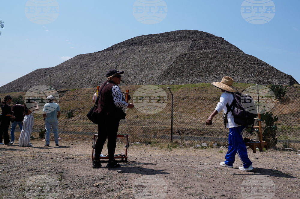 APTOPIX Mexico Teotihuacan Shooting