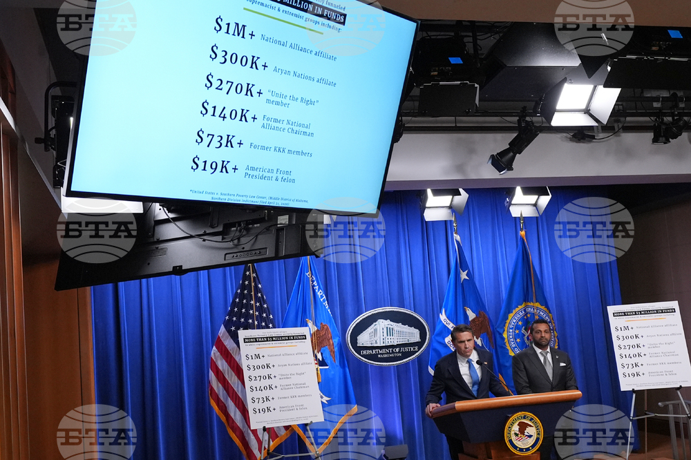 APTOPIX Justice Department Southern Poverty Law Center