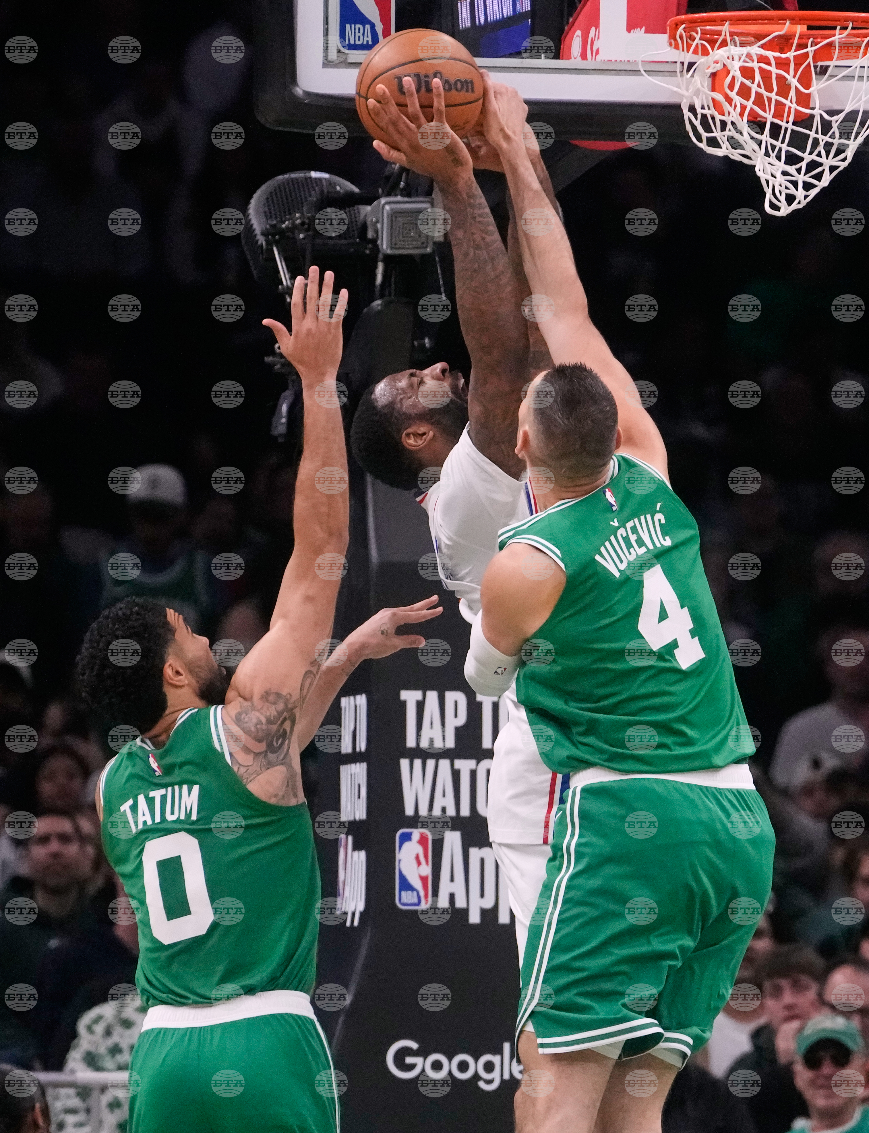 76ers Celtics Basketball
