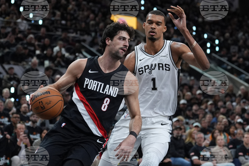 Trail Blazers Spurs Basketball