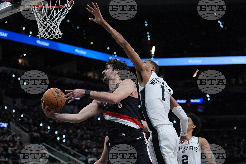 Trail Blazers Spurs Basketball