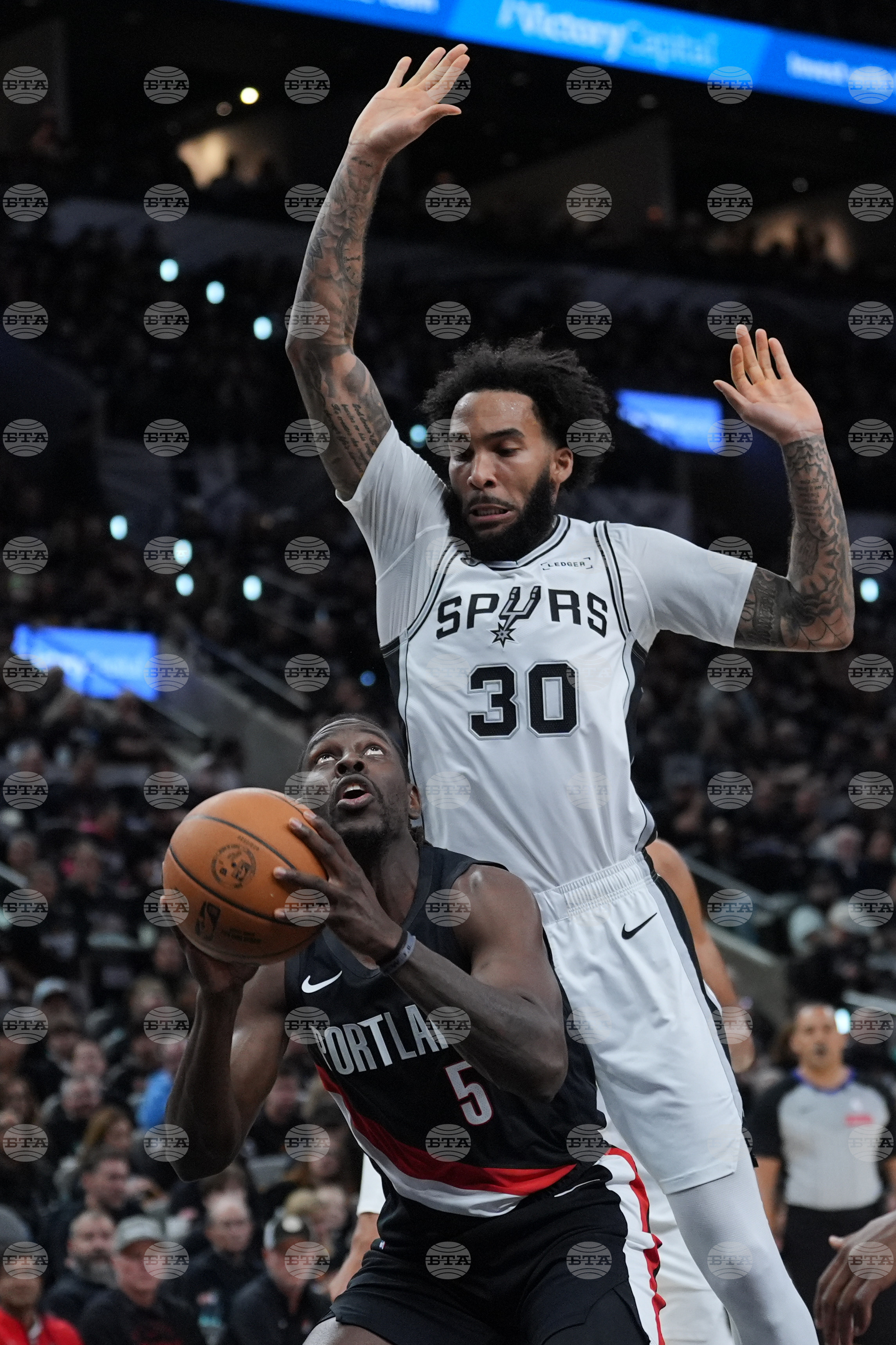 Trail Blazers Spurs Basketball