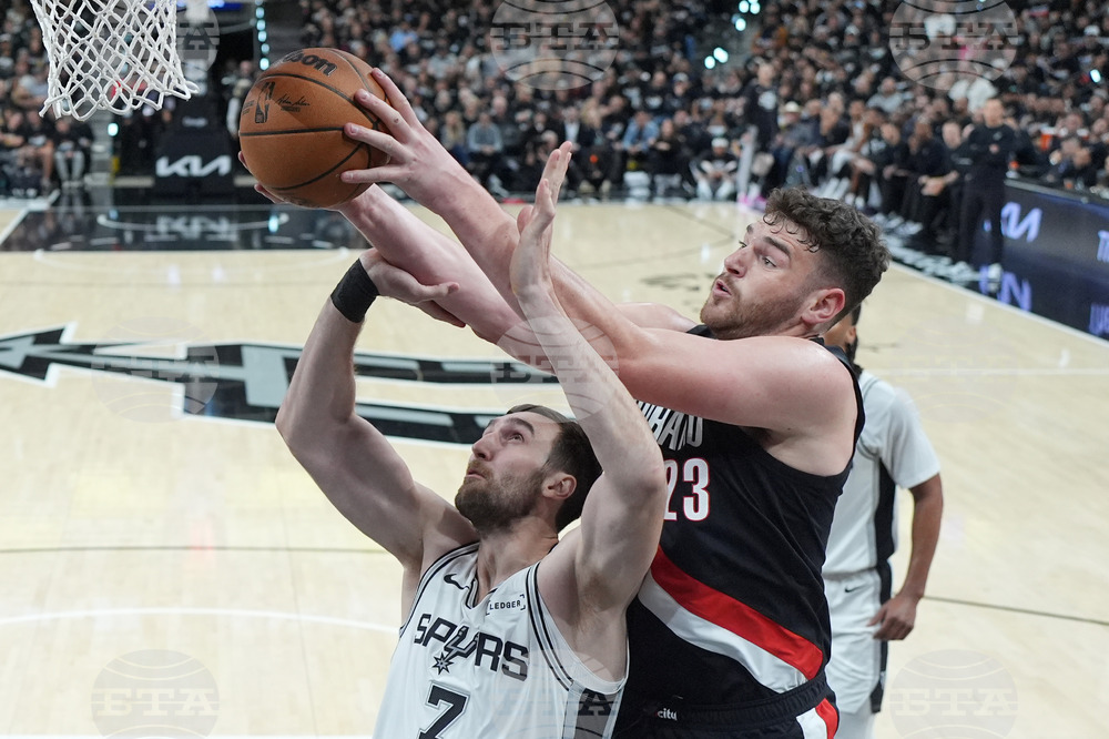 Trail Blazers Spurs Basketball