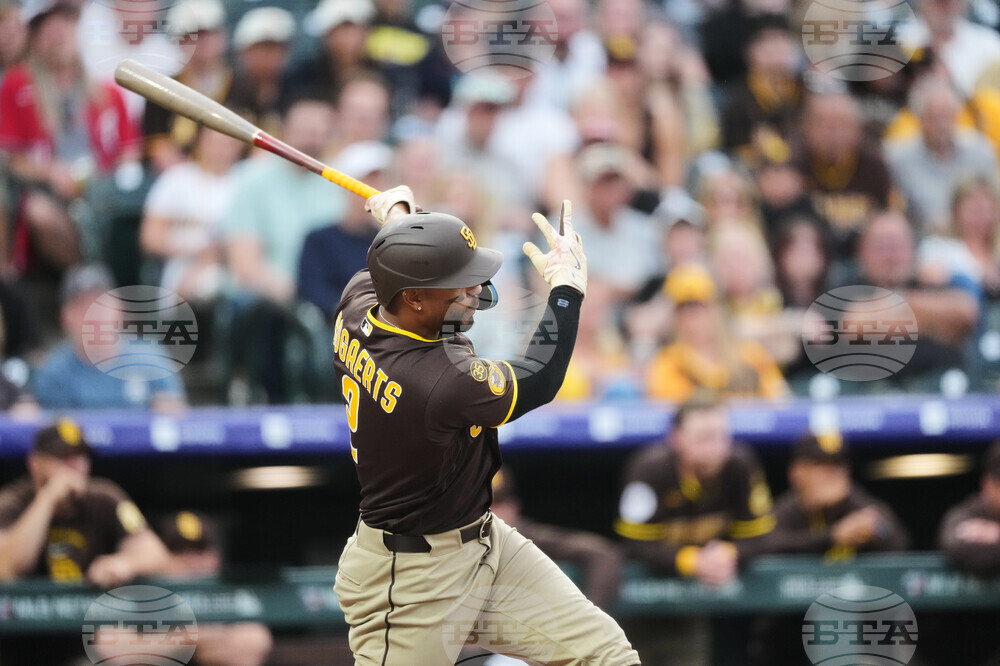 Padres Rockies Baseball