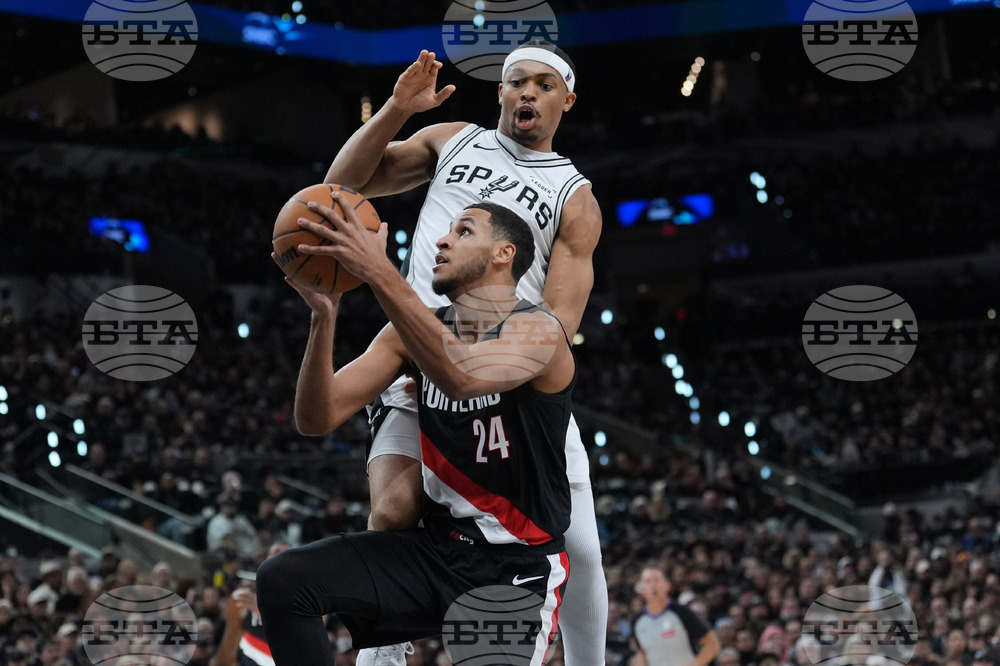 Trail Blazers Spurs Basketball