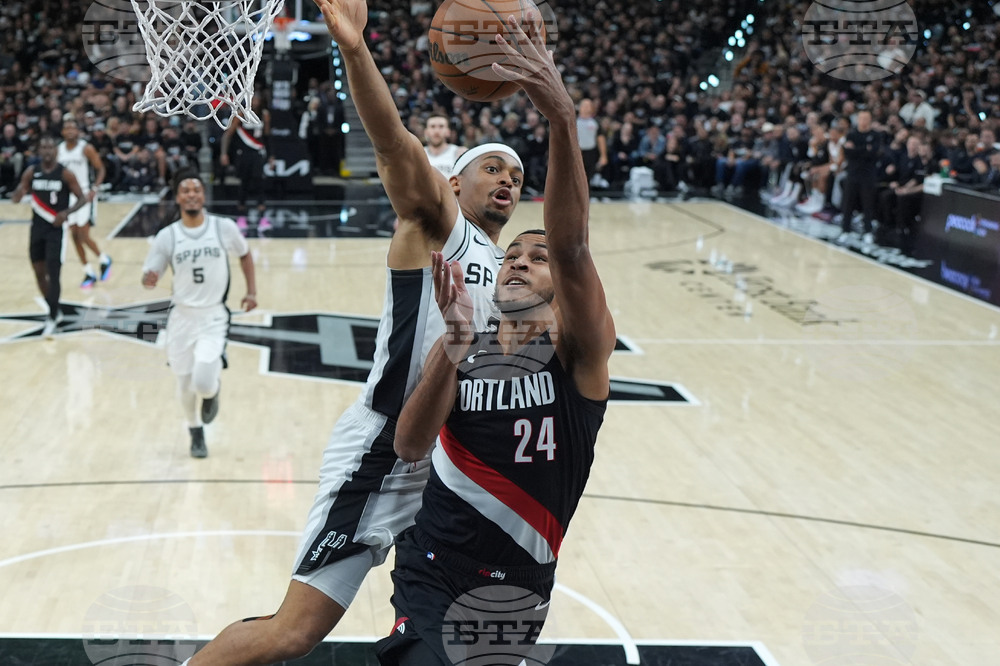 Trail Blazers Spurs Basketball