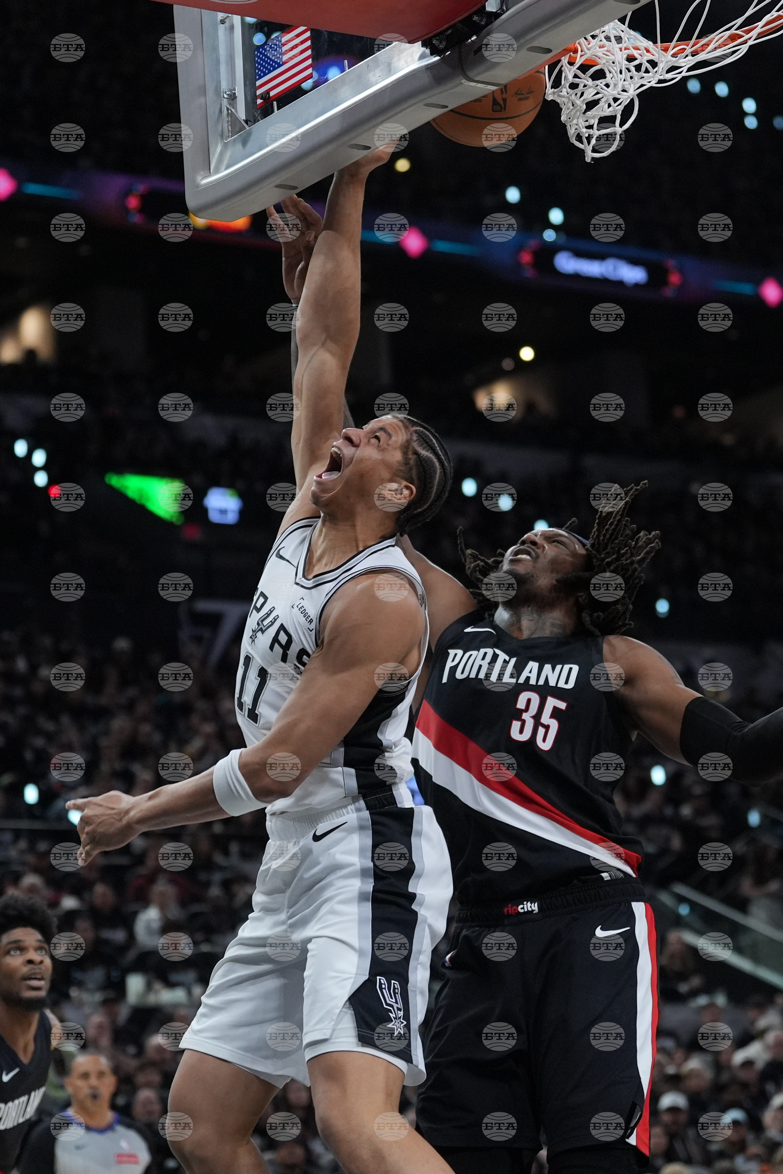 Trail Blazers Spurs Basketball