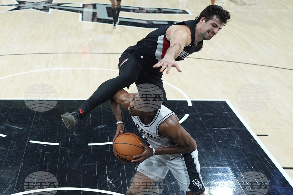 Trail Blazers Spurs Basketball