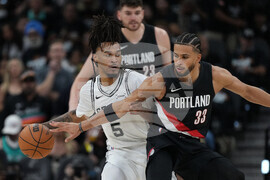 Trail Blazers Spurs Basketball
