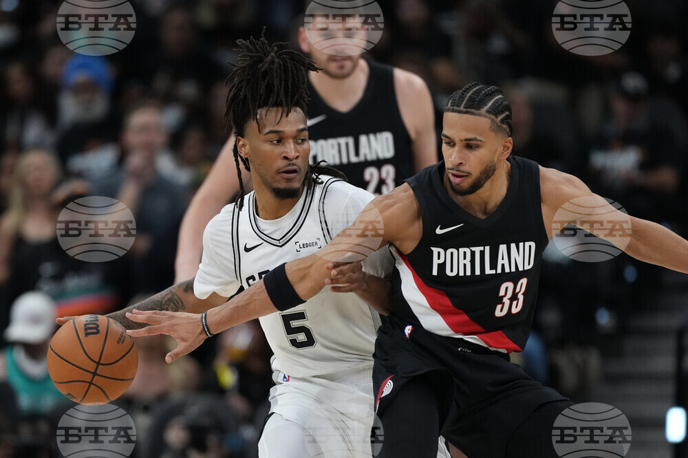Trail Blazers Spurs Basketball