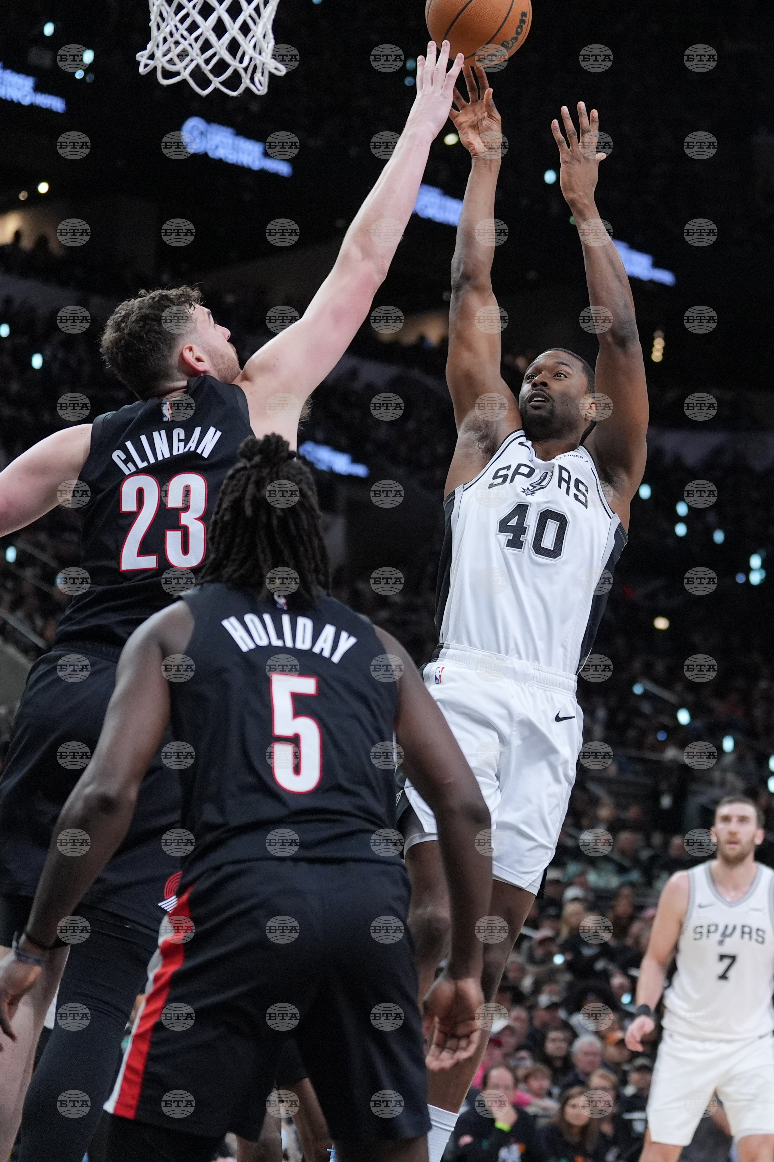 Trail Blazers Spurs Basketball