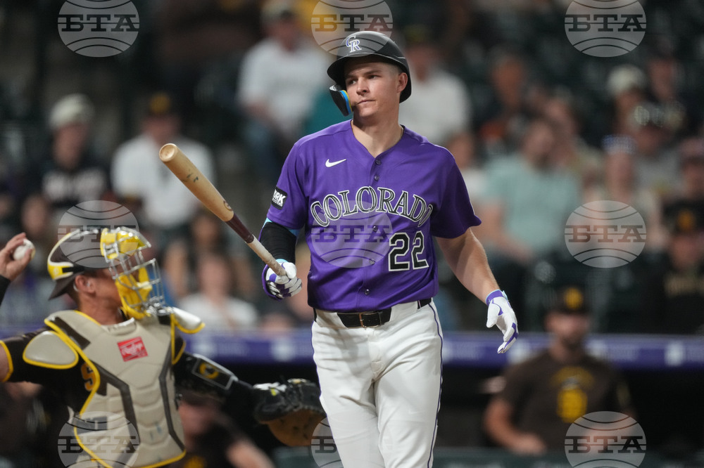 Padres Rockies Baseball