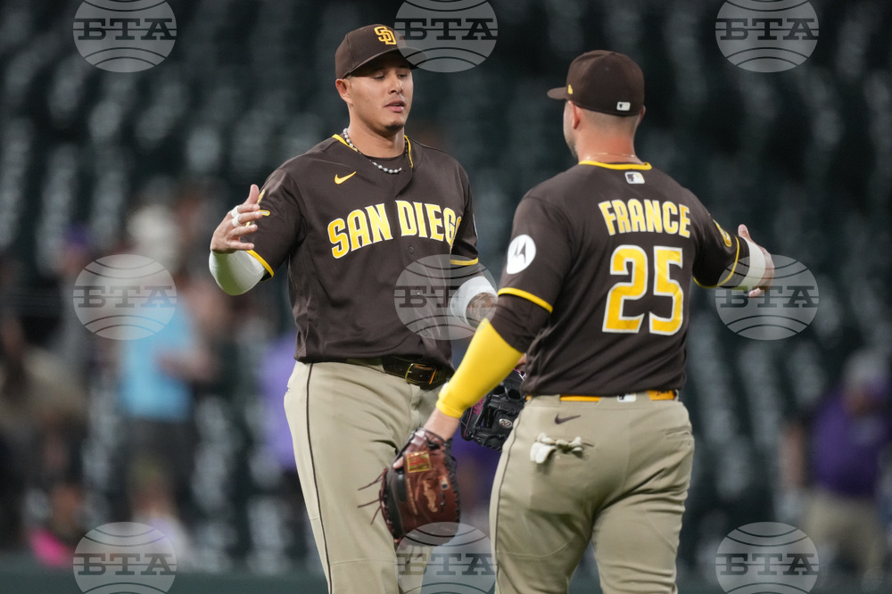 Padres Rockies Baseball