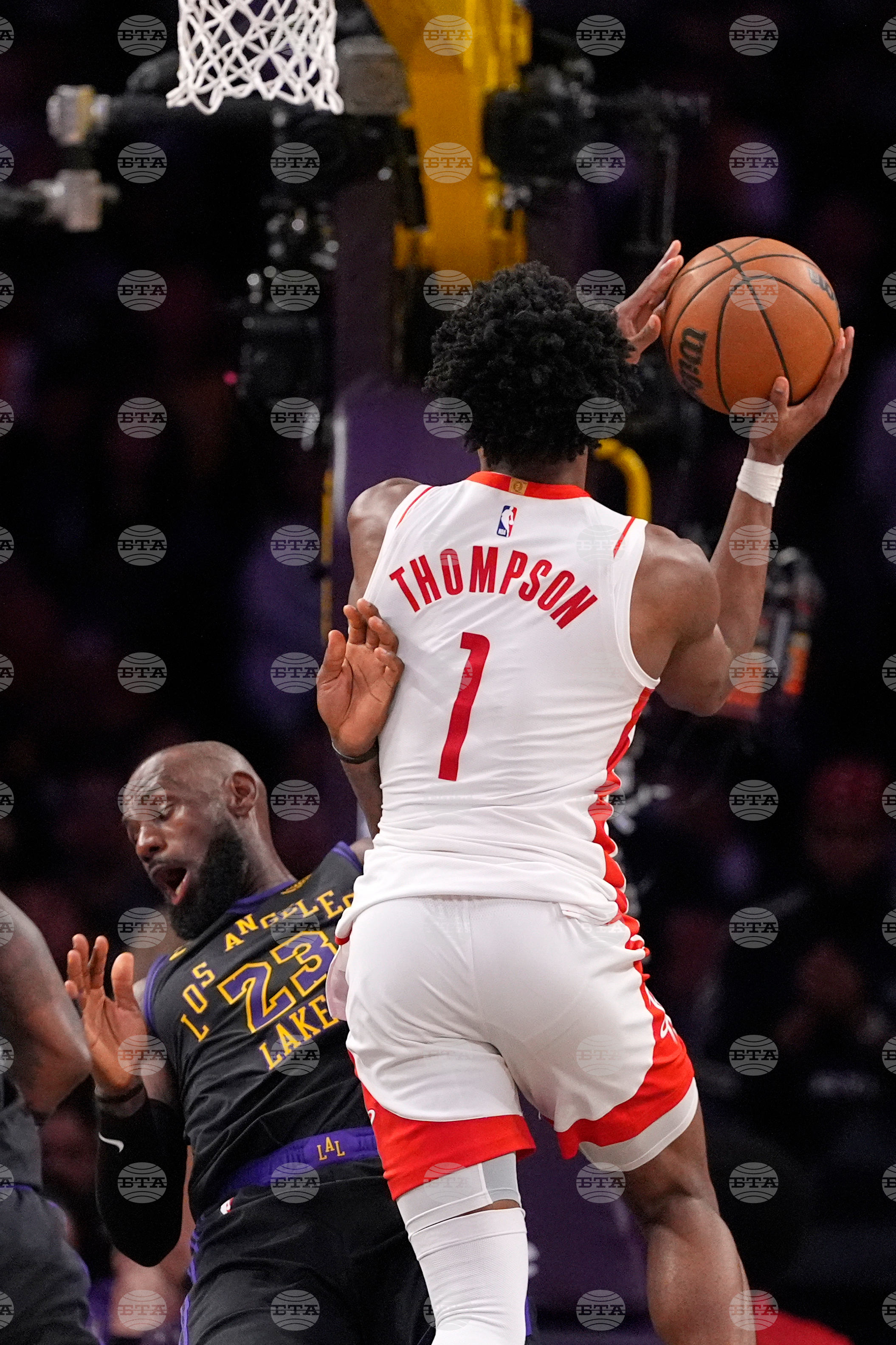 Rockets Lakers Basketball